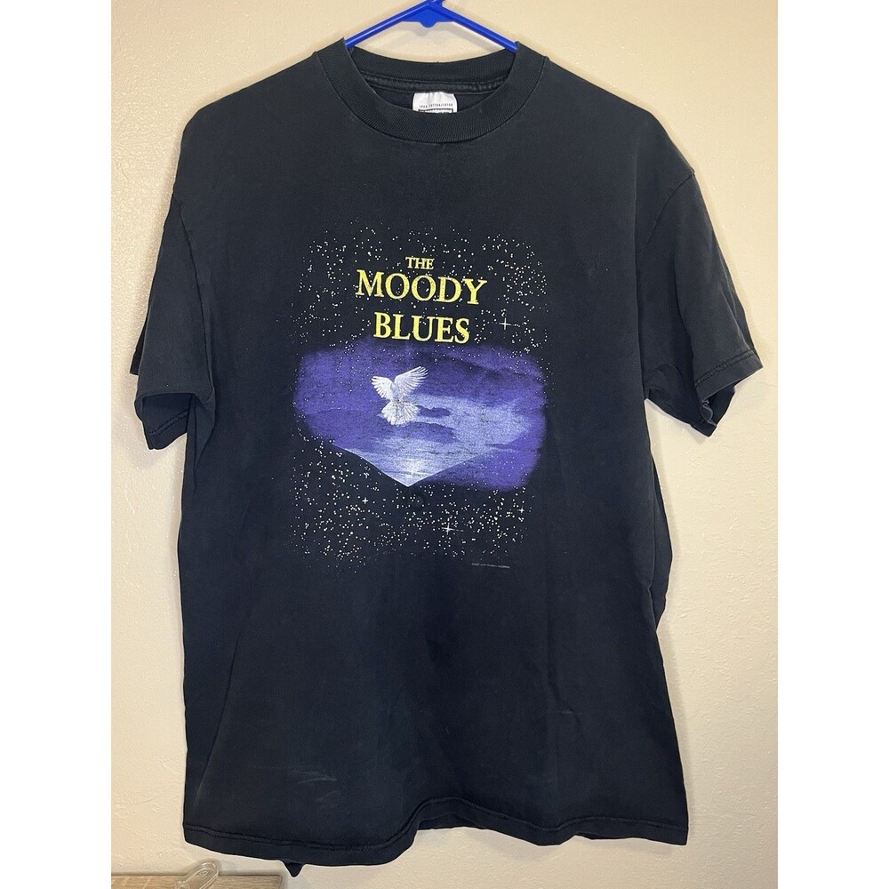 Moody Blues Vintage T-Shirt 1997 Summer US Tour Dove Art Rock Band Large